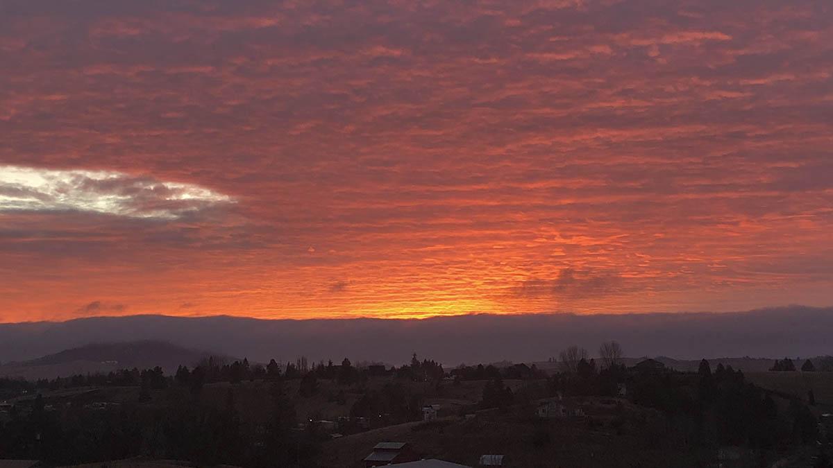 Sunrise at Tomer Butte