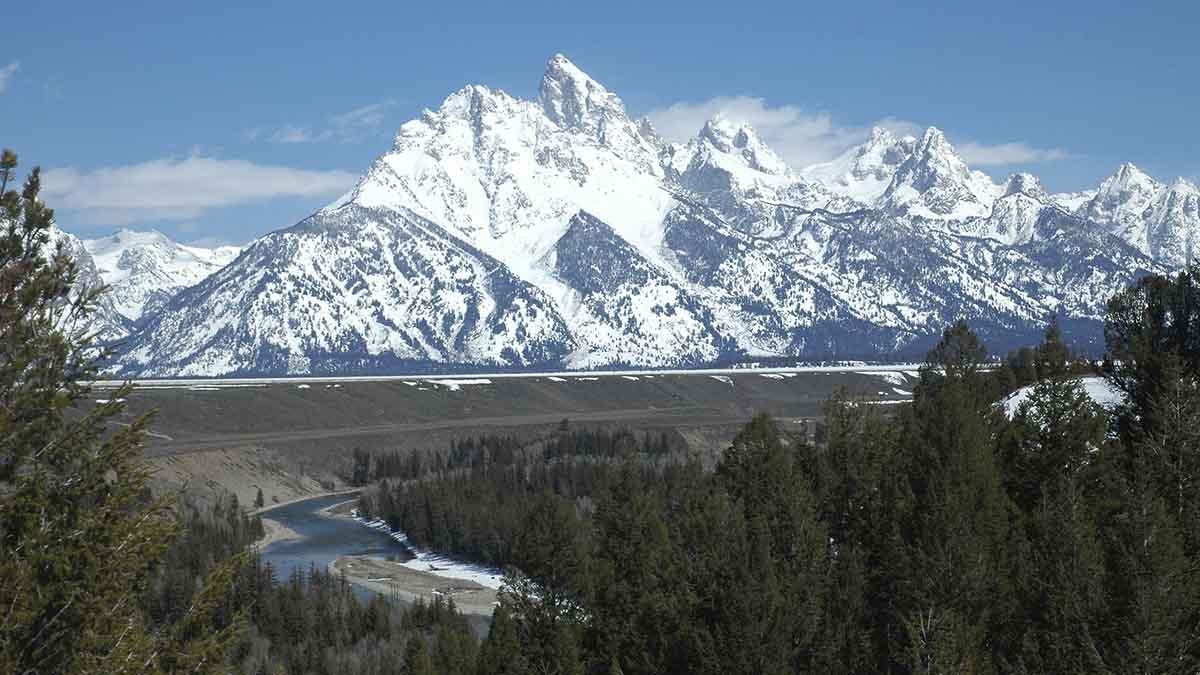 Tetons, Jackson reservoir, uppersnake