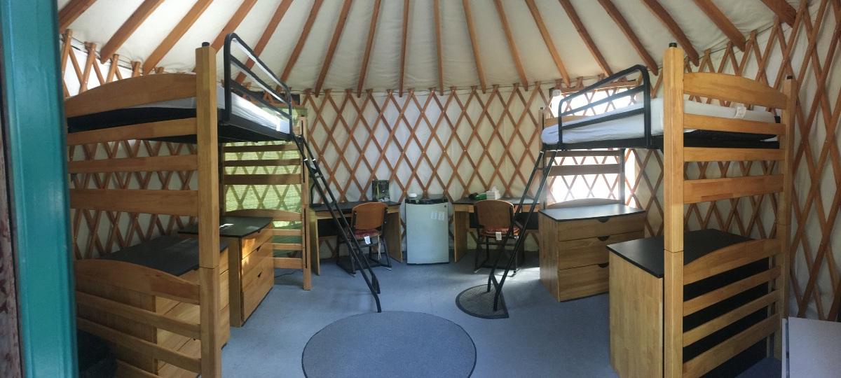 Inside Yurt