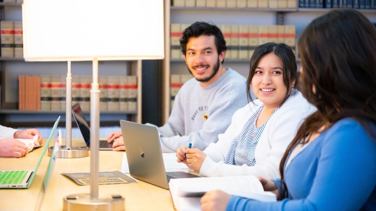 Students in Library